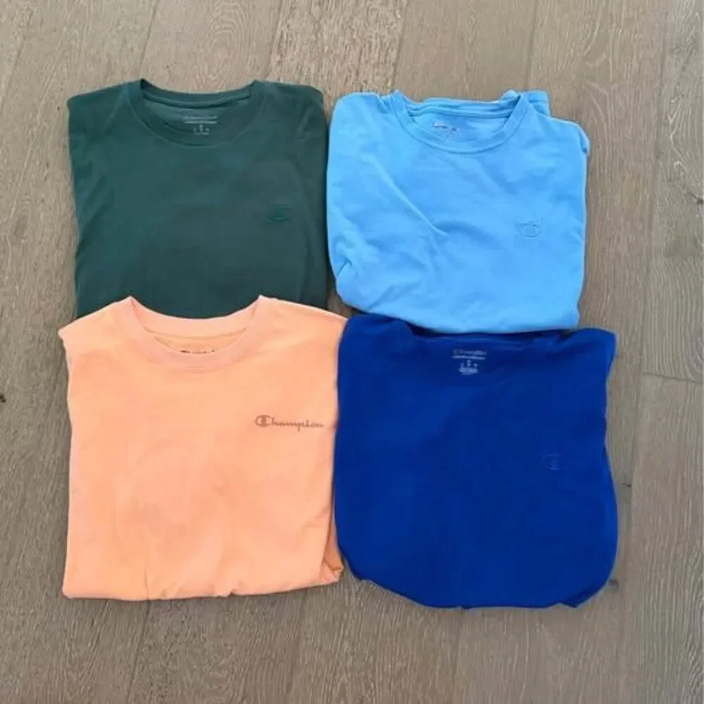 Lot of 4 Mens Champion C9 Logo Tees Shirts Summer Athletic Size Medium - Picture 2 of 4